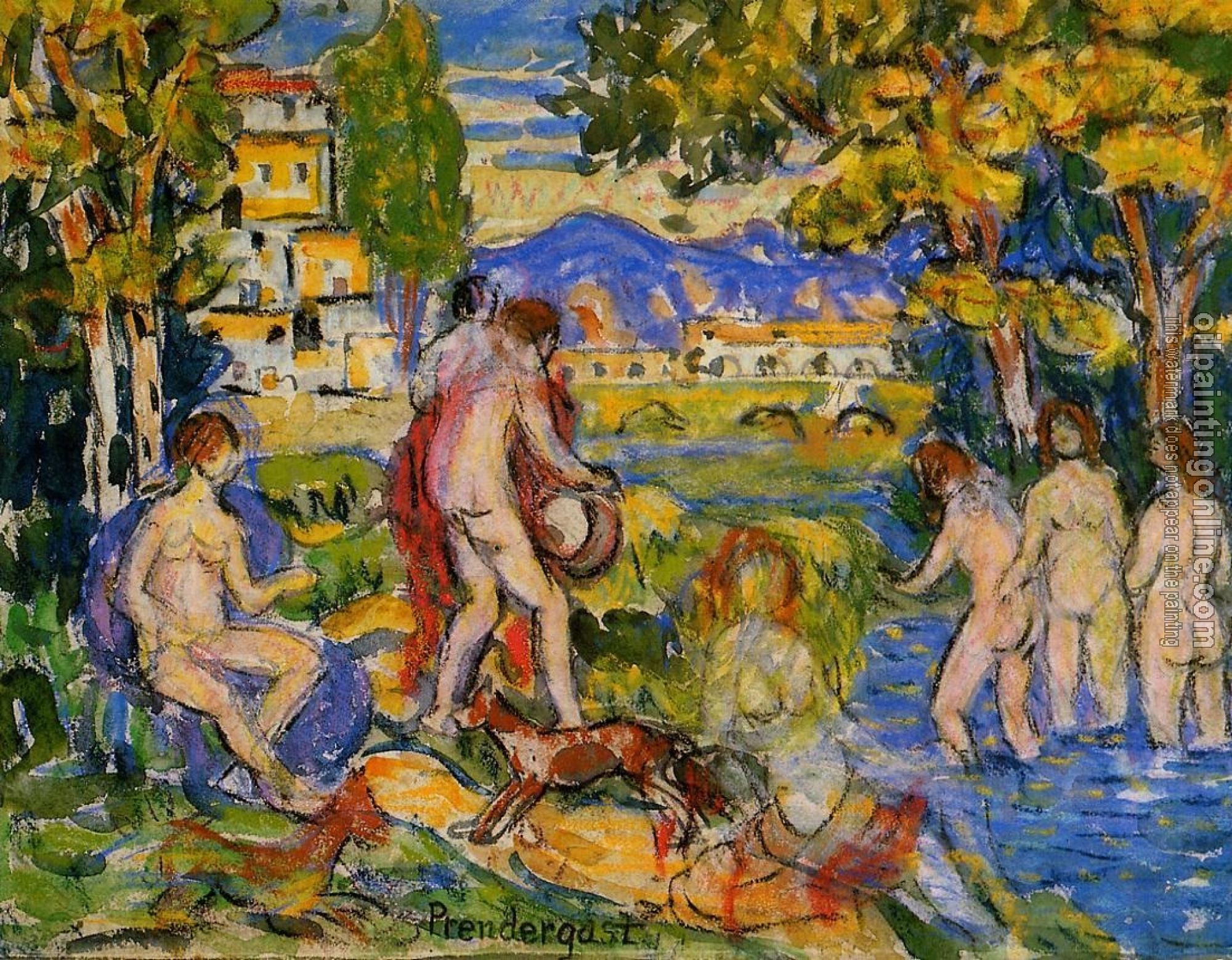 Prendergast, Maurice Brazil - Bathers